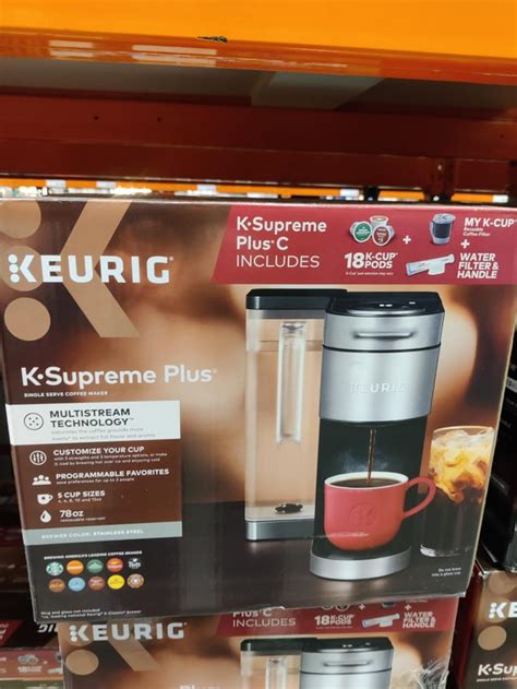 Keurig K-Supreme Plus C Single Serve Coffee Maker $49.97 at Dedham, MA : r/Costco