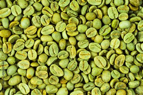 Green coffee beans Stock Photo | Adobe Stock