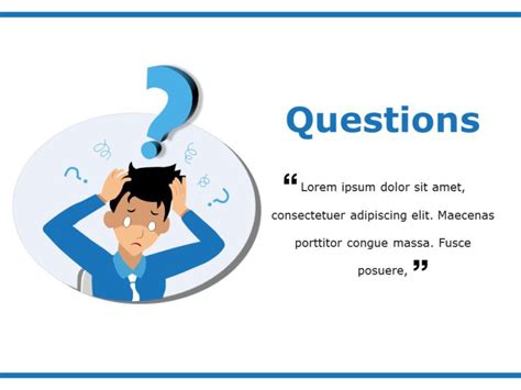 Thank You Slide With Questions | Powerpoint templates, Powerpoint ...