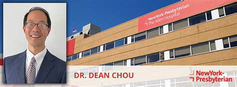 Dr. Dean Chou to Lead the Neurosurgical Spine Program at Och Spine at NewYork-Presbyterian Allen ...