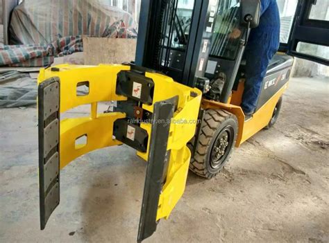 Forklift Side Shifting Tire Clamp Forklift Attachment Fork Tyre Clamp Tire Clamps For 1ton To 4 ...