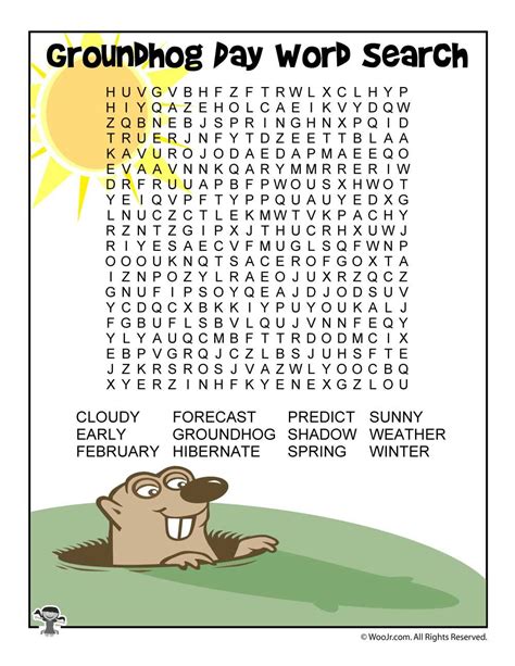 Groundhog Day Activity Pages | Groundhog day, Groundhog day activities, Groundhog activities