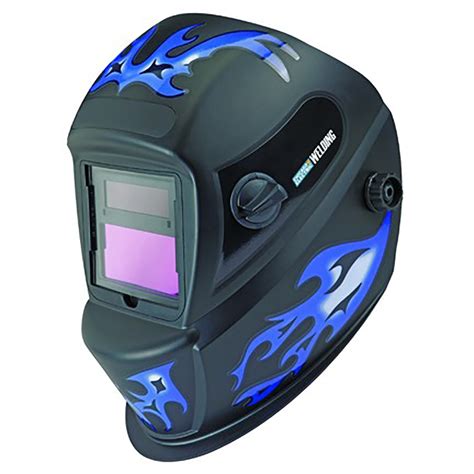 Blue Design Auto Darkening Welding Helmet