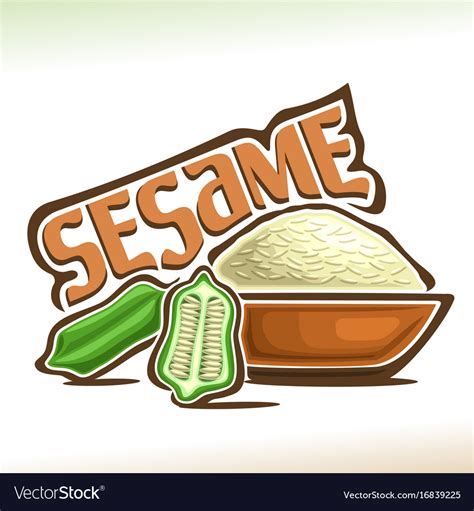 Sesame Royalty Free Vector Image - VectorStock