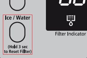 How do I reset the filter indicator light on my Samsung French door refrigerator? | Samsung ...