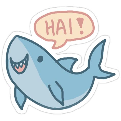 "cute shark" Stickers by squidwards111 | Redbubble