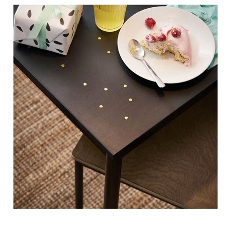 IKEA Table Black, Furniture & Home Living, Furniture, Tables & Sets on ...