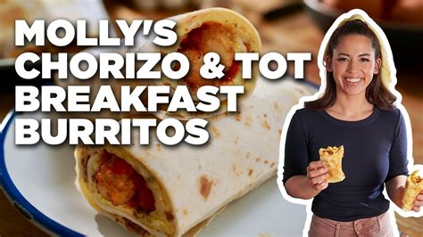 Molly Yeh's Chorizo and Tot Breakfast Burritos | Girl Meets Farm | Food Network - YouTube