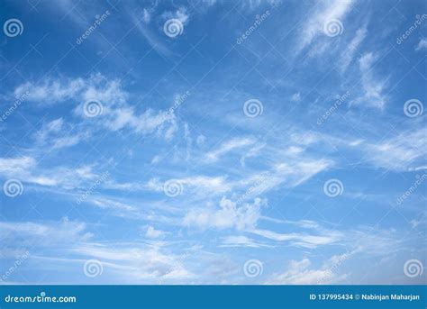 Morning sky with clouds stock photo. Image of light - 137995434