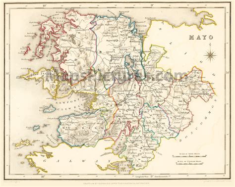 County Mayo Ireland - Map 1837