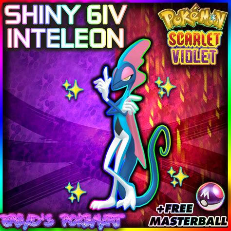 Inteleon Shiny 6IV // Pokemon Scarlet & Violet // EV Trained - Etsy