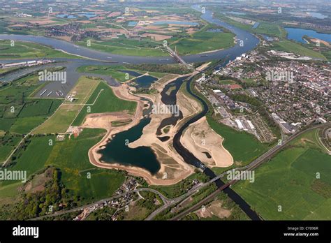 Mouth of river lippe into river rhine hi-res stock photography and ...