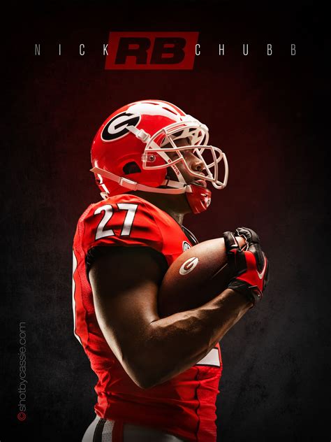 UGA Football RB Nick Chubb | Georgia football, Bulldogs football ...