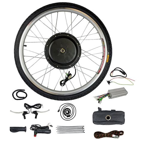 48V 1000W Electric Bicycle Front Wheel Conversion Kit 26" E-Bike Kit, Bike Hub Motor - Walmart.com