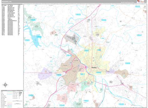 Reading Pa Zip Code Map