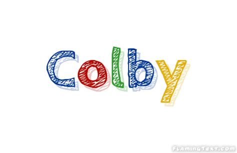 Colby Logo | Free Name Design Tool from Flaming Text