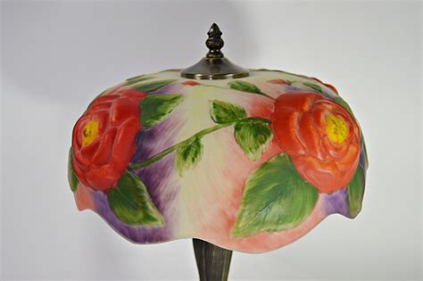 Reproduction Hand Painted Pairpoint Puffy Lamp | EBTH
