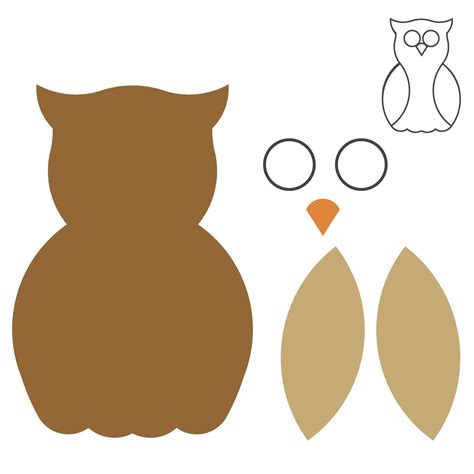Owl #2 | Fall felt crafts, Construction paper crafts, Owl crafts