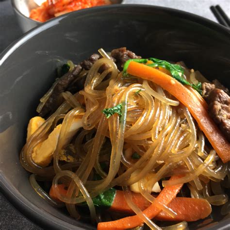 Korean Sweet Potato Noodles (Japchae) | A DAY IN THE KITCHEN