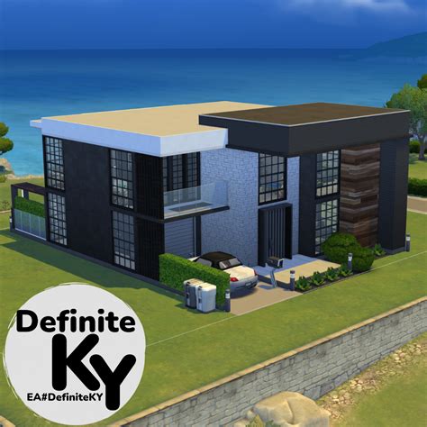 Sims 4 House Plans, Sims House Design, Modern Mansion, Sims 4 Build, Sims 4 Houses, Minecraft ...