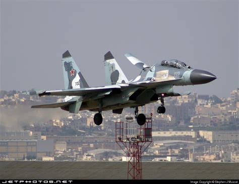 722 | Sukhoi Su-30MKK Flanker | Russia - Air Force | Stephen J Muscat | JetPhotos