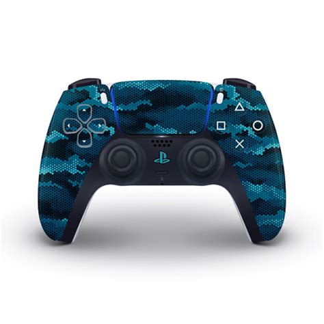 Azure Camo Ps5 Controller Skin | KO Custom Creations