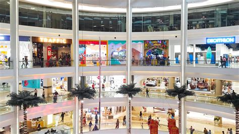 Jakarta, Indonesia, February 04, 2023 - Interior view of Kota Kasablanka Shopping Mall with ...