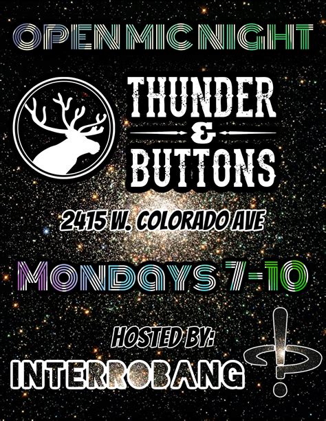 Entertainment Events – Thunder & Buttons