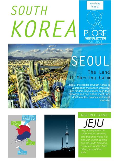 Travel Newsletter : South Korea Edition by Hanssen Herliawan - Issuu