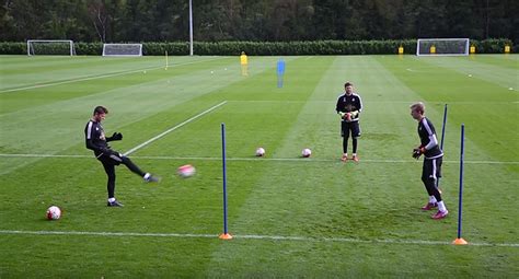 Goalkeeper training drills: Pre-match warm up | FourFourTwo