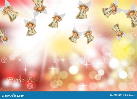 Christmas card, angels stock image. Image of invitation - 47285831