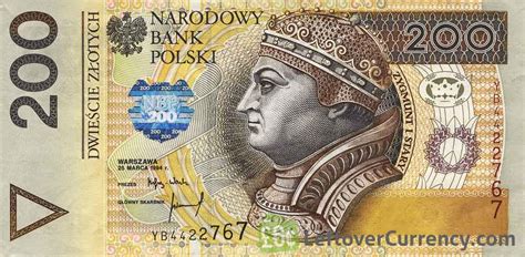 200 Polish Zloty (King Zygmunt I) - Exchange yours for cash