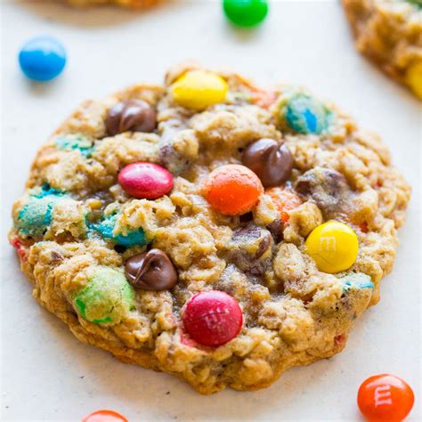 smartie oatmeal cookies