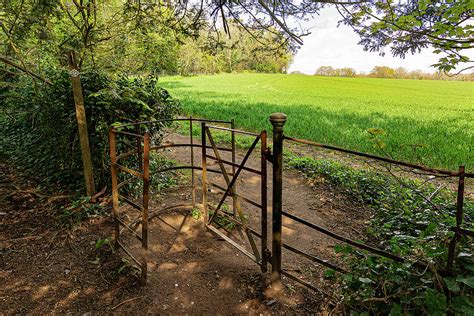 Kissing Gate on the Monarch's Way Photograph by Hazy Apple