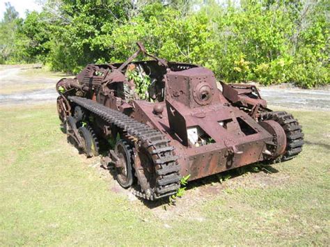 WWII - The Pacific: Japanese type 95 HA-GO tank, Pelileu. #war #relics Battle Of Peleliu ...