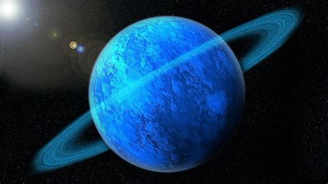 HD wallpaper: ring, uranus, planet, blue planet, sphere, space, planet - space | Wallpaper Flare