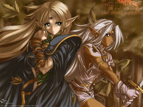 illustration, anime, Record of Lodoss War, mythology, screenshot, mangaka, woman warrior, HD ...