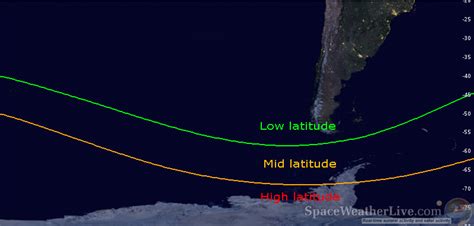 The low, middle and high latitude | Help | SpaceWeatherLive.com