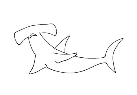 How To Draw A Hammerhead Shark Step By Step
