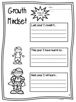 Growth Mindset Lessons and Workbook by RainbowClassroom | TPT