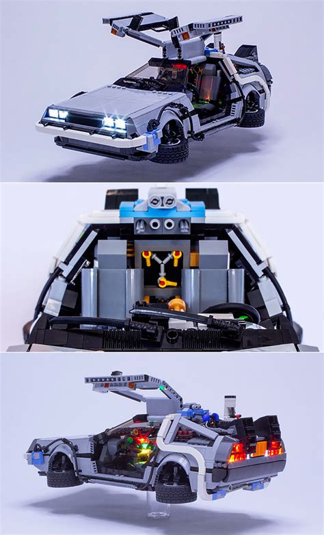 Back to the Future Fan Uses LEGO to Build Mini DeLorean Replica, Complete with Tiny Flux ...
