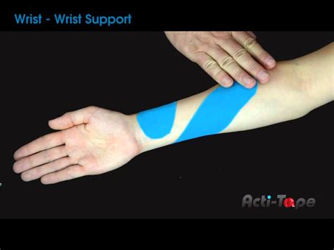 Acti-Tape - Wrist Support - YouTube