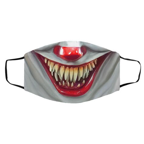 Pennywise Clown Face Mask | Pennywise Mouth Face Mask | CubeBik