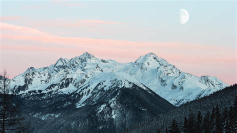 Cold Daylight Mountains Landscape 4k In 1920x1080 Resolution | Fond d'écran ordinateur, Fond d ...