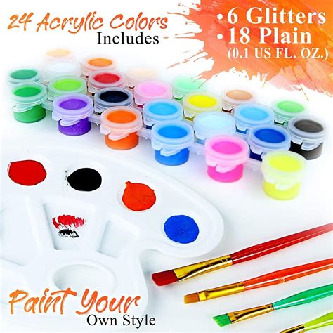 Acrylic Paint Set For Kids With Canvas Cashback Rebates - RebateKey