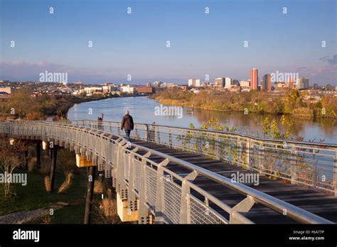 Riverfront on the Christina River - Bridge leading to DuPont ...