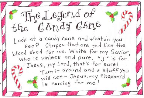 The Legend of the Candy Cane - FREE Printable! - Happy Home Fairy ...