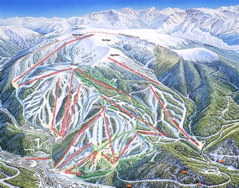 Winter Park Trail map - Freeride