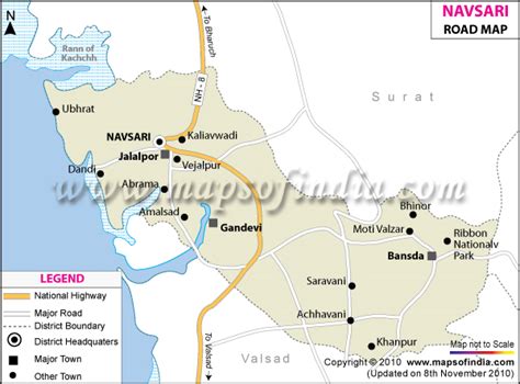 Navsari Road Map