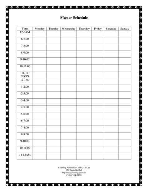 10 Great Time Management Worksheets to Keep You On Task